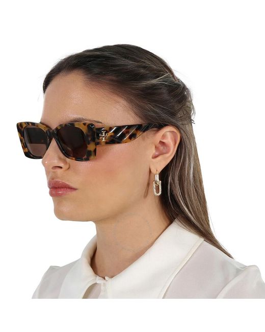 Tory Burch Black Solid Irregular Sunglasses Ty7189u 147473 52