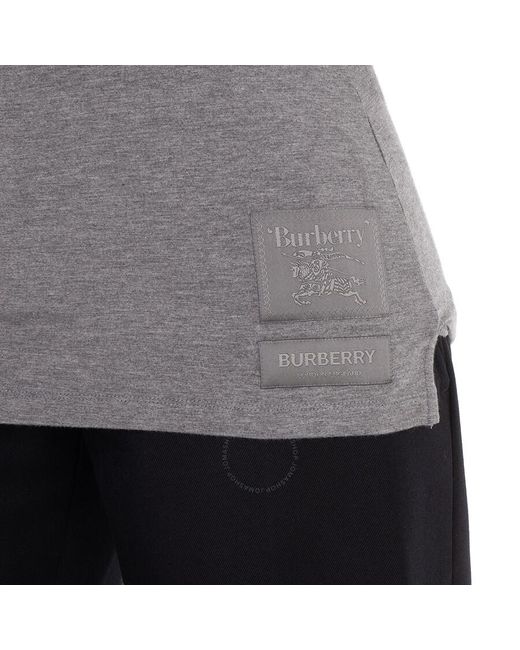 Burberry Gray Equestrian Knight Thin Strap Tank Top