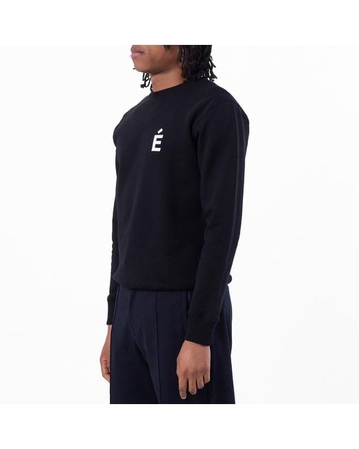 Etudes Studio Blue Story Patch Logo Cotton Sweatshirt for men