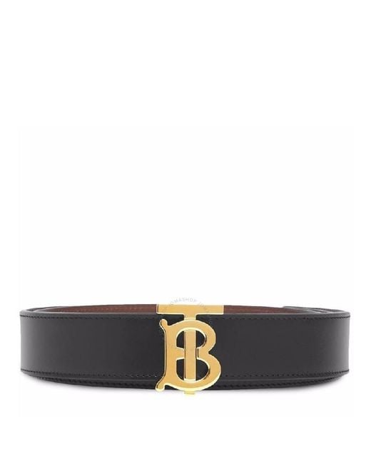 Burberry Blue Reversible Logo Buckle Belt