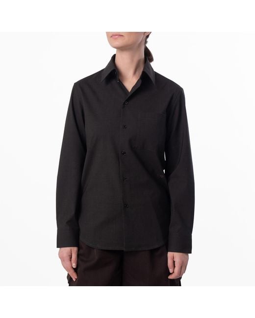 Burberry Green Stretch Wool Long-Sleeved Shirt, Brand Size 10 Us