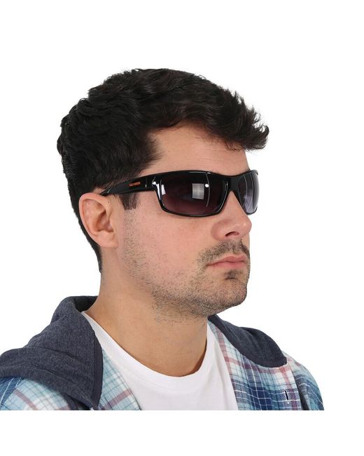 Harley Davidson Gray Smoke Wrap Sunglasses Hd0140v 01a 70 for men
