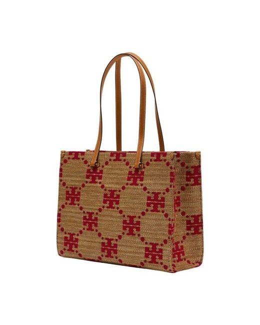 Tory Burch Red Tote Bag