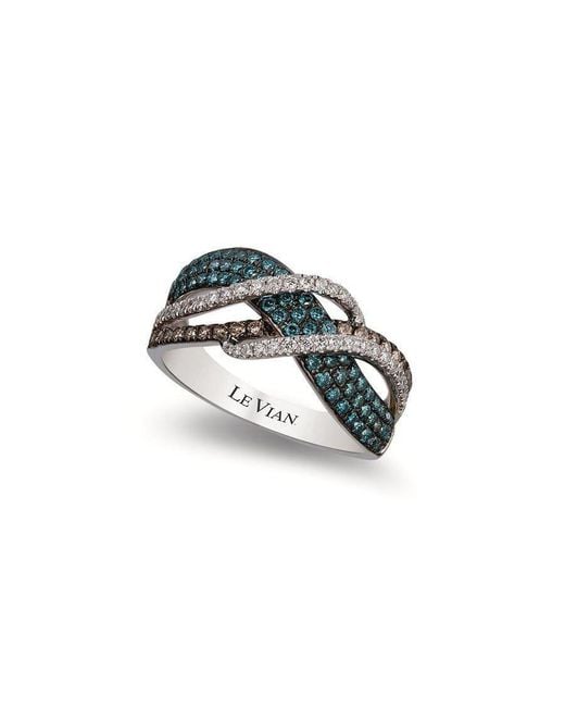 Le Vian Green Ladies Exotics Rings Set