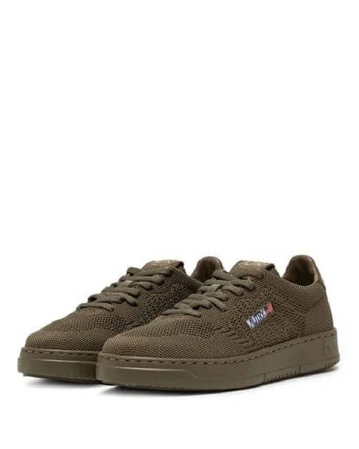 Autry Green Medalist Easeknit Low Top Leather Sneakers, Brand Size 40 Us for men