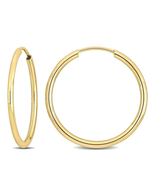 Amour Metallic 20Mm Hoop Earrings for men