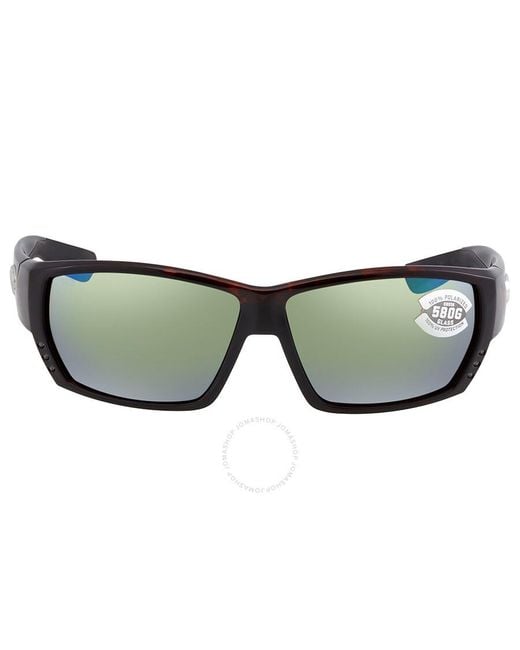 Costa Del Mar Brown Tuna Alley Green Mirror Polarized Glass Sunglasses Ta 10 Ogmglp 62 for men
