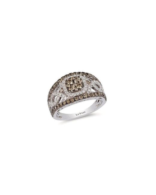 Le Vian White Ladies Chocolate Diamonds Fashion Ring