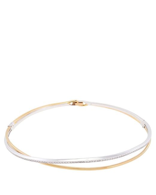 Swarovski Metallic Hyperbola Choker Mixed Plating