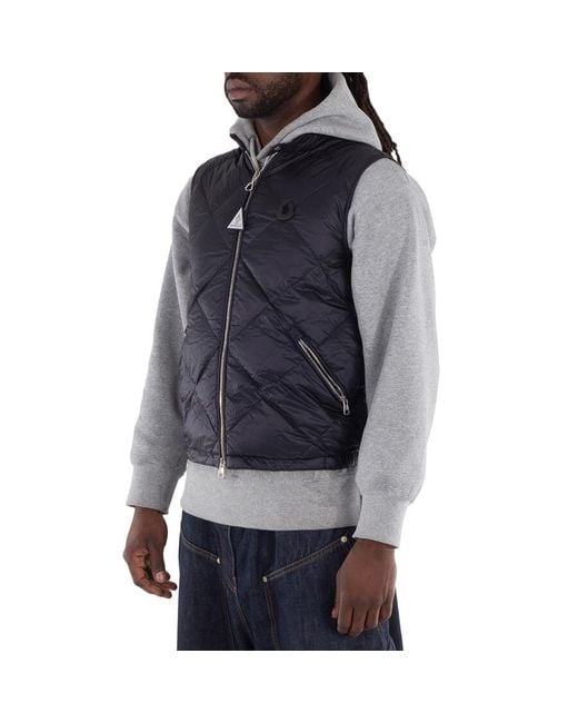 Moncler Blue Neste Quilted Down Vest, Brand Size 1 for men