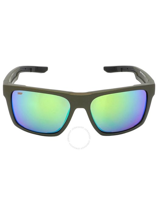 Costa Del Mar Cta Del Mar Lido Green Mirror Polarized Polycarbonate Sunglasses  910411 57 for men