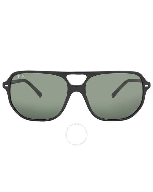 Ray-Ban Gray Bill One Green Navigator Sunglasses Rb2205 901/31 60