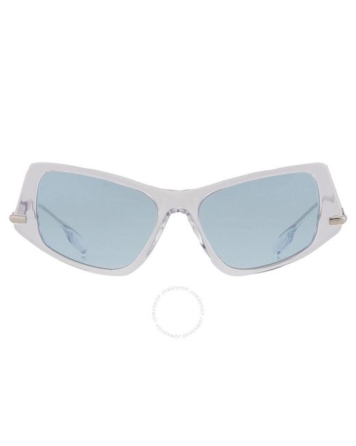 Burberry Blue Light Azure Irregular Sunglasses Be4408 302480 52