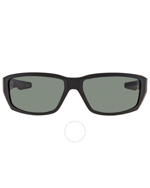 Spy Black Dirty Mo Hd Plus Gray Green Wrap Sunglasses 670937219863 for men