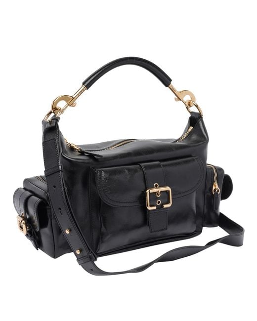 Chloé Black Leather Camera Bag