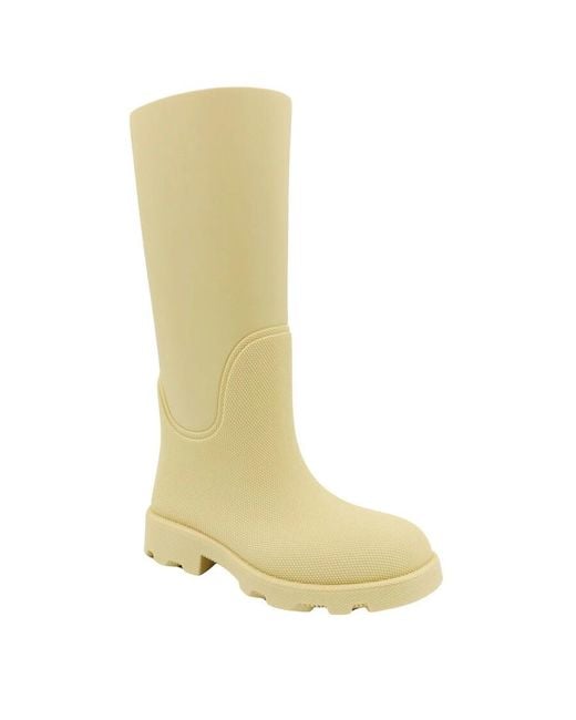 Burberry Yellow Marsh High Rubber Rainboot, Brand Size 35 Us