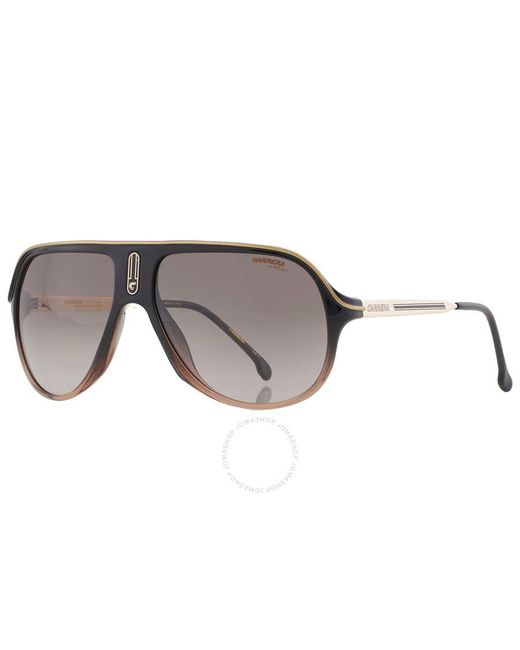 Carrera Gray Brown Gradient Navigator Sunglasses Safari65/n 0dcc/ha 62