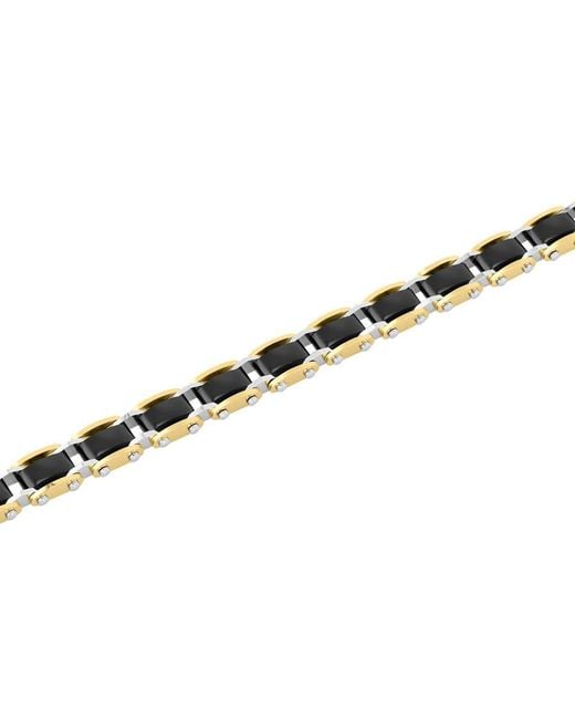 Robert Alton Green Stainless Steel With & Finish Bracelet for men