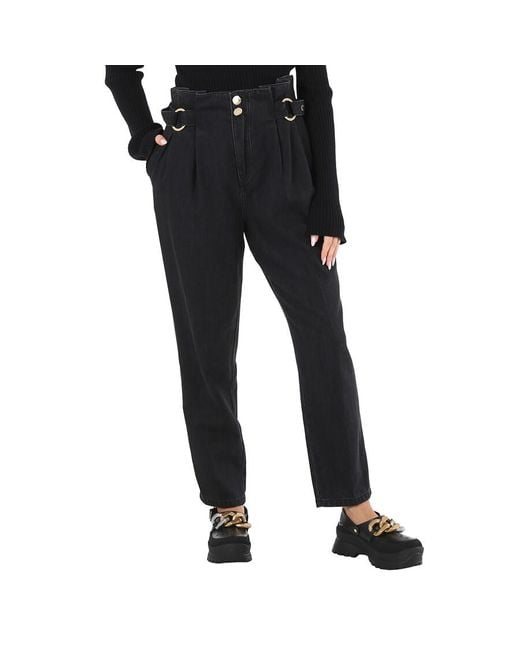 Pinko Black Cara High Waist Jeans, Waist