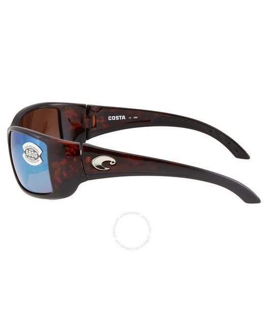Costa Del Mar Blue Blackfin Green Mirror Polarized Glass Sunglasses Bl 10 Ogmglp 62 for men