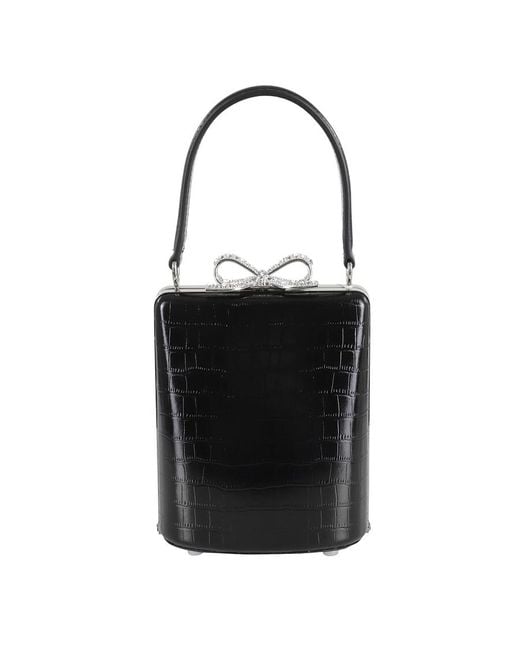 Self-Portrait Black Self-Portrait Croc Mini Bag