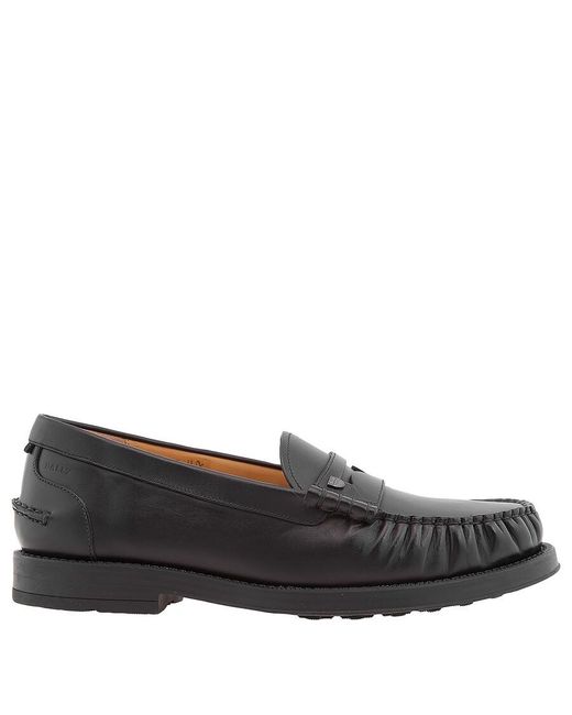 Bally Black Roody Moccasins, Brand Size 8 Us Size 9 for men