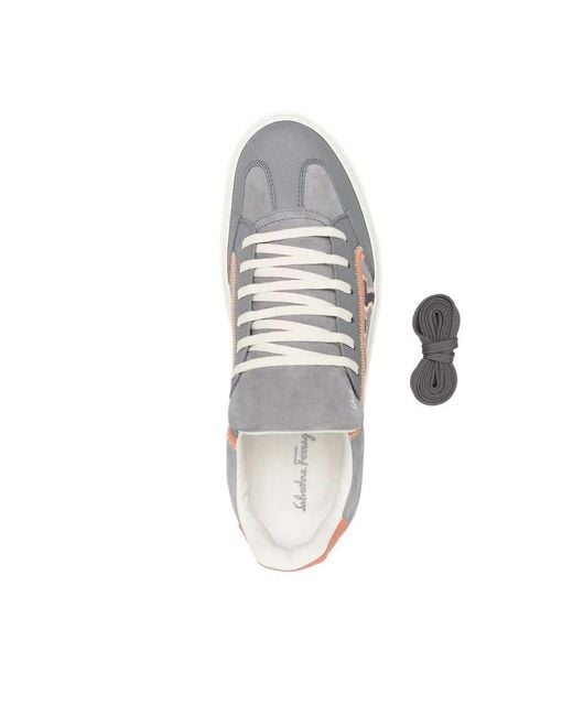 Ferragamo Metallic Sneakers, Us for men