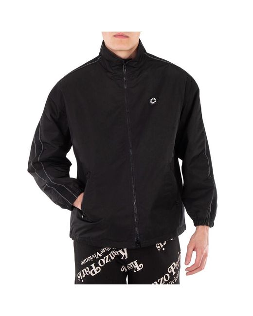 KENZO Black Rain Jackets for men