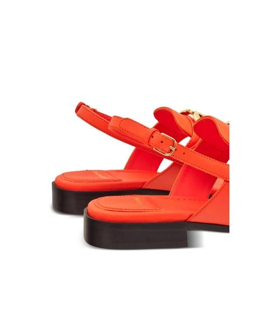 Ferragamo Red Ladies Sandals, Us