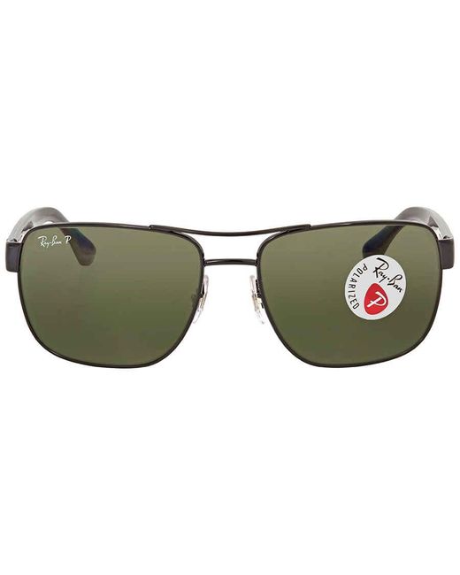 Ray Ban Polarized Green Classic G 15 Square Mens Sunglasses 002 9a 58 For Men Lyst Ray Ban Polarized Green Classic G 15 Square Mens Sunglasses 002 9a 58 For Men Lyst