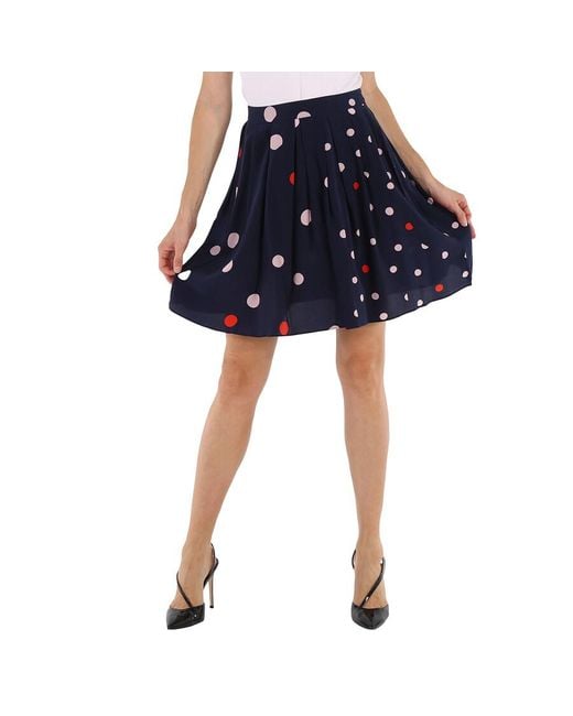 Être Cécile Blue Dot Amelie Mini Skirt