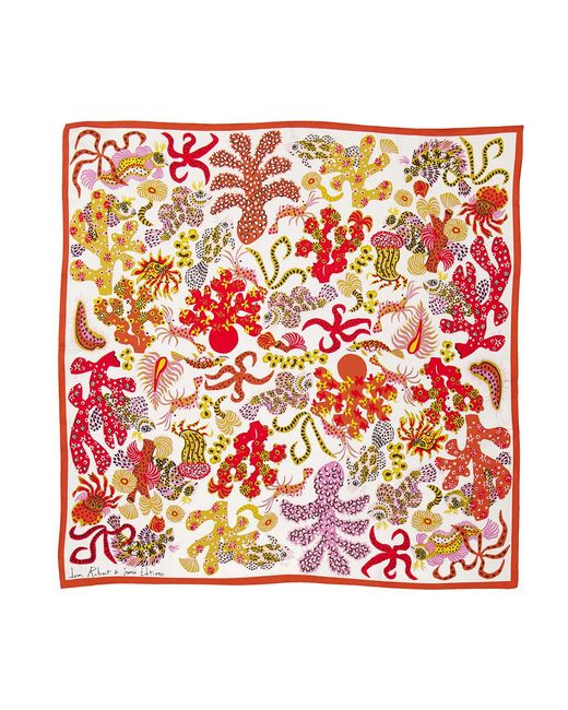 Inoui Edition Red Jardin De Sirenes Square 65