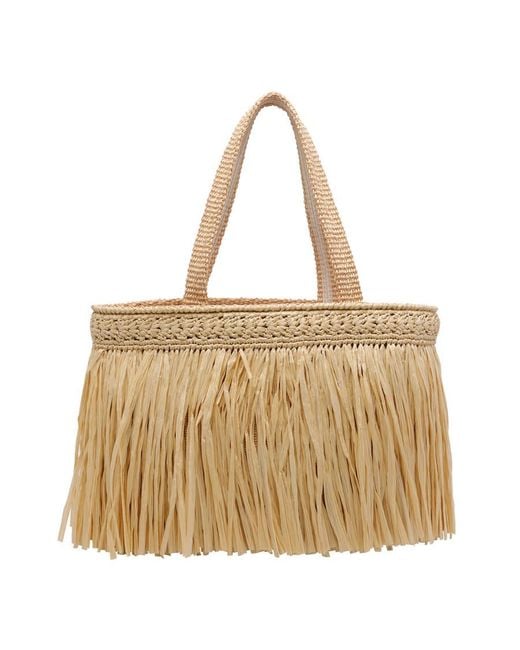 Jimmy Choo Metallic Bags Raffia