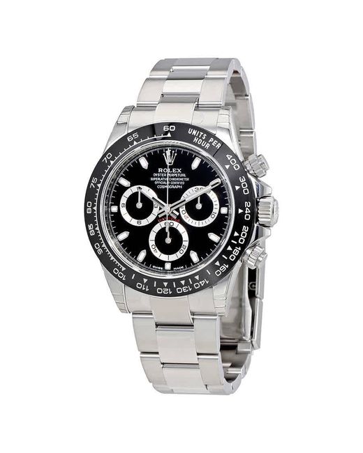 Rolex Cosmograph Daytona Black Dial Oyster Watch 116500bkso in Metallic for  Men | Lyst