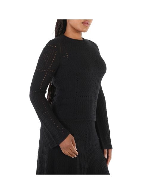 Chloé Black Ladies Knitted Pullover Jumper