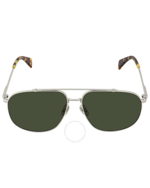Lanvin Green Pilot Sunglasses