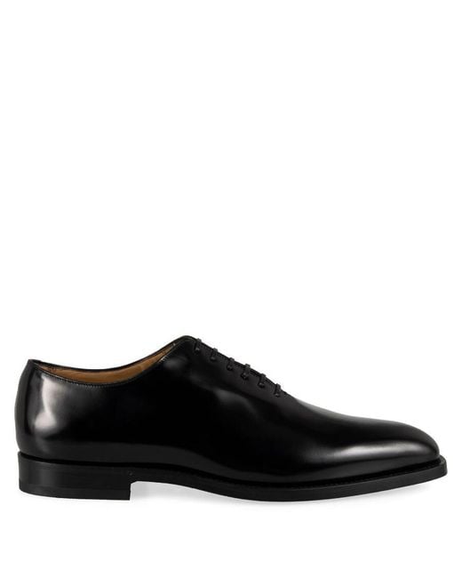 Ferragamo Black Ferragamo Balmoral Oxford Shoes for men