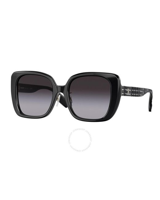 Burberry Black Grey Gradient Butterfly Sunglasses Be4371f 30018g 54