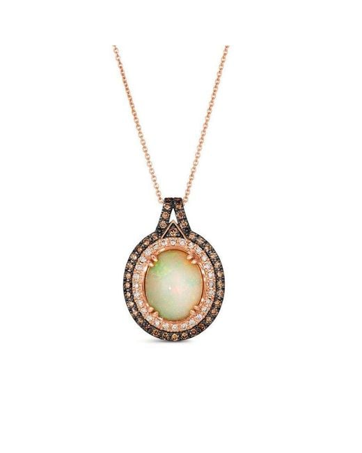 Le Vian Metallic Ladies Neopolitan Opal Necklaces Set