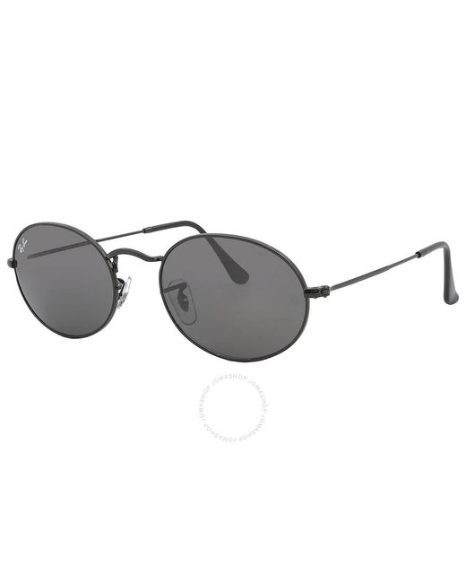 Ray-Ban Oval Dark Gray Sunglasses Rb3547 002/b1 54
