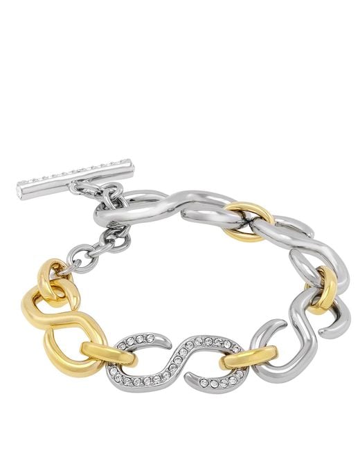 Swarovski Metallic Dextera T-Bar Bracelet