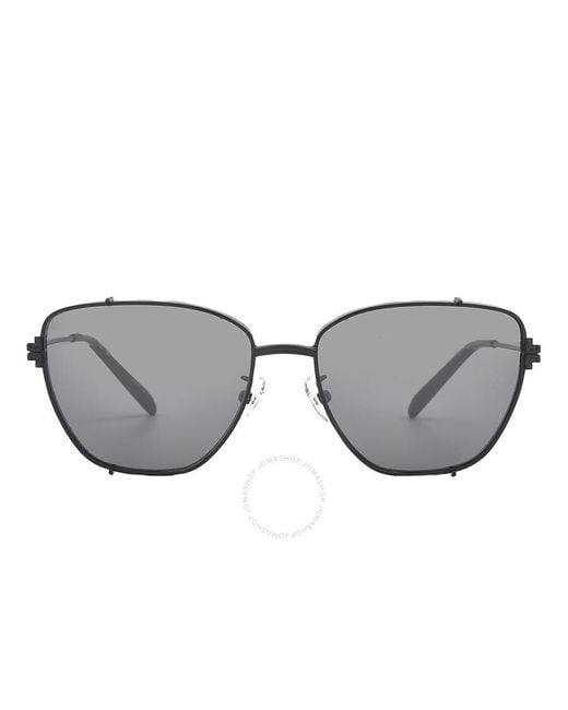 Tory Burch Metallic T-Monogram Metal Cat-Eye Sunglasses
