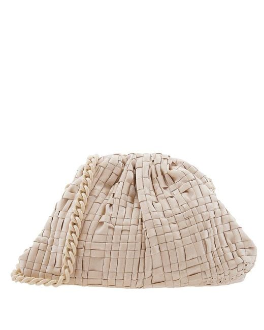 Maria La Rosa Multicolor Ribbon Satin Mini Game Clutch