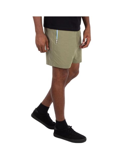 Lacoste Green Water-Repellent Relaxed-Fit Shorts for men