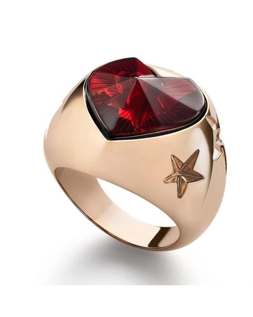 Baccarat Multicolor 'Etoile De Mon Coeur' Crystal Ring .5 2813102