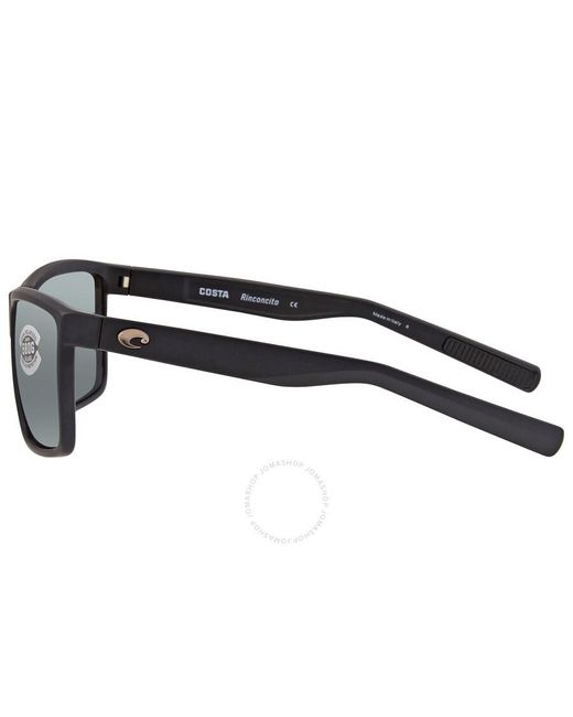 Costa Del Mar Cta Del Mar Rinconcito Gray Silver Mirror Polarized Glass Sunglasses  11 gglp 60 for men