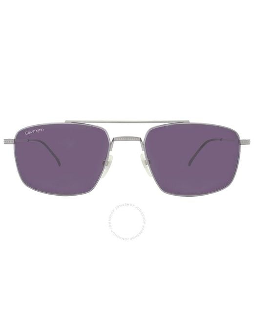Calvin Klein Purple Navigator Sunglasses Ck22111ts 045 56