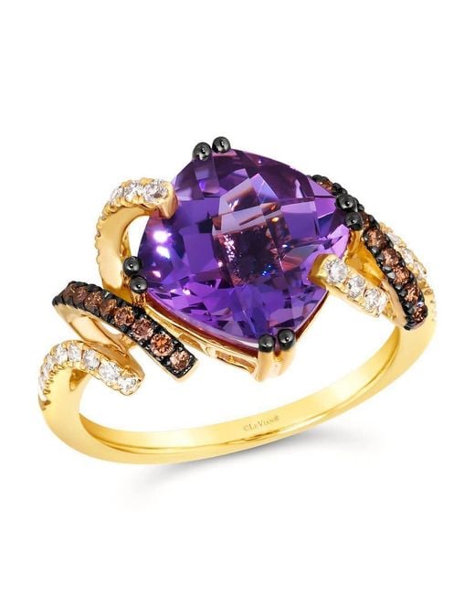Le Vian Metallic Ladies Chocolate Shavings Rings Set