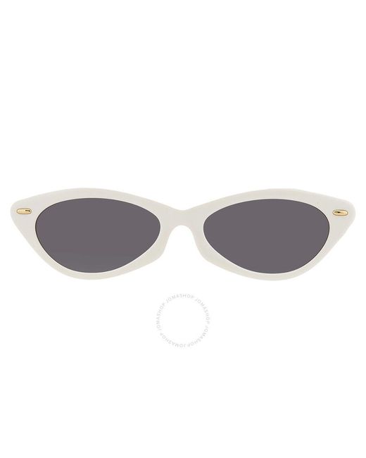 Tory Burch White Miller Cat-eye Sunglasses