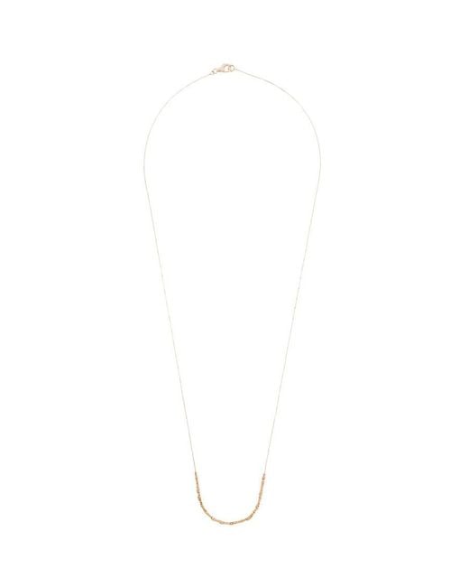 Bottega Veneta White Ladies-Tone Necklace